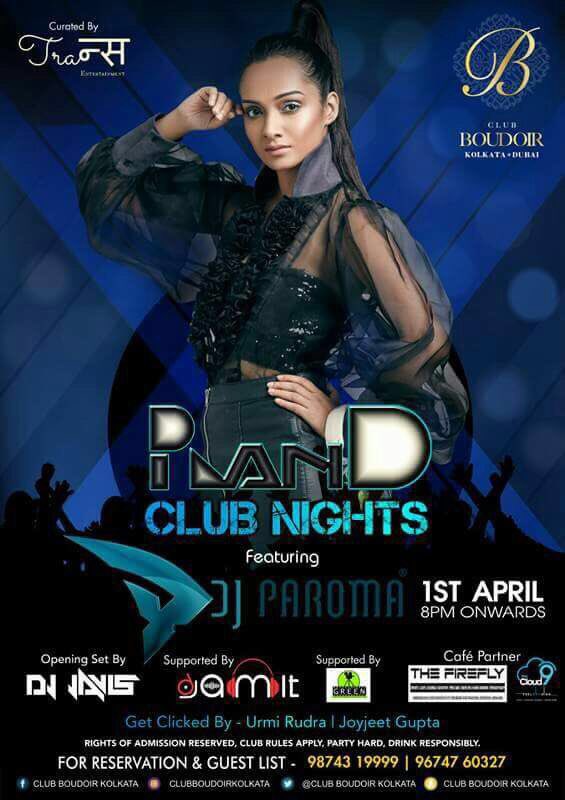 DjParoma's tweet photo. Kolkata ! Coming to the city where my roots belong !! Hope to c u at Boudoir #kolkata this Saturday, the 1st of April !! #djparoma 💕 https://t.co/ooNkAgLzDO