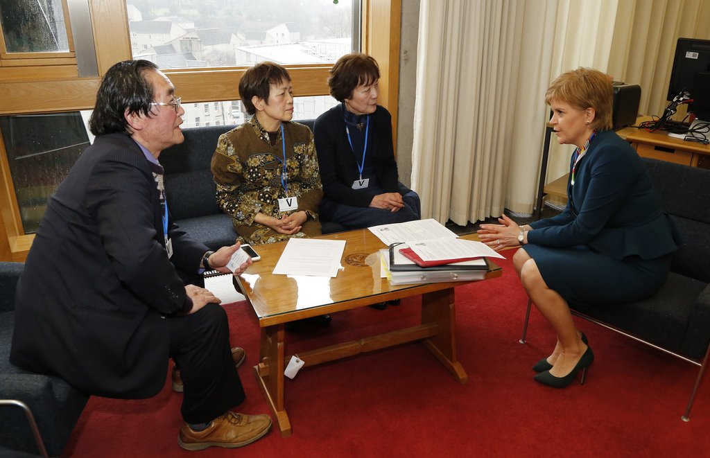 First Minister tweet media