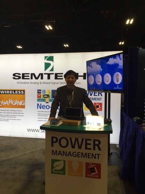 SemtechCorp's tweet photo. Our #PowerManagement applications make our planet greener and smarter. Join the #SmartPlanet revolution and stop by booth #1525 at #APEC17 https://t.co/KAL9sWmsPI