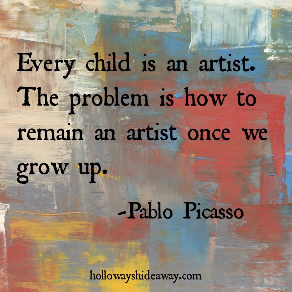 Hana_ElSayyed's tweet photo. Every child is an artist. The problem is how to remain an artist once we grow up. #quote #CX #UX #create #leadership https://t.co/QHYxcVOg8a