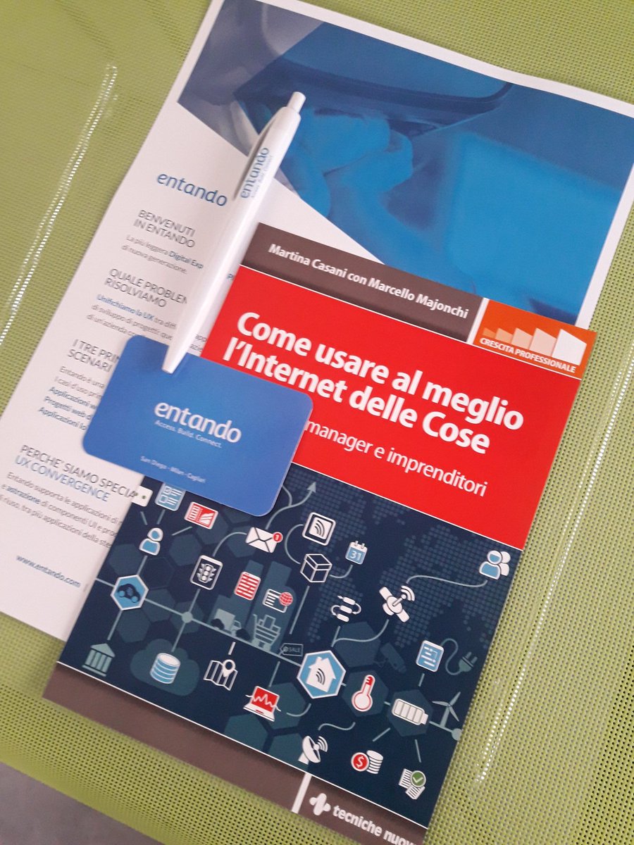 entando's tweet photo. Pronti! Stasera si parlerà di un aspetto particolare di #IoT: la #UserExperience @walterambu @harvey_robb #UX on stage at #copernico38 https://t.co/dDYrSExRjA