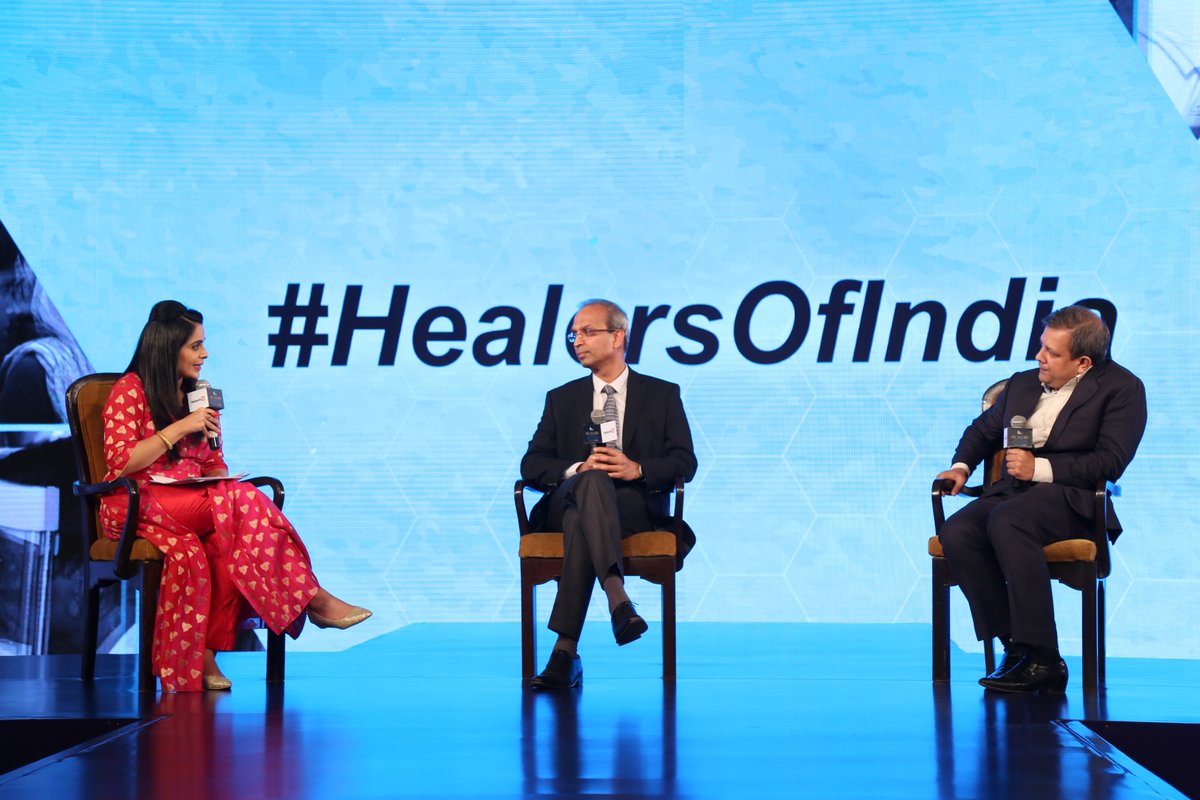 healersofIndia's tweet photo. @mridubhandari in discussion with @sivan_menon &amp; Siddhartha Bhattacharya at Innovators Dialogue #HealersOfIndia https://t.co/DKXS8bJPPC