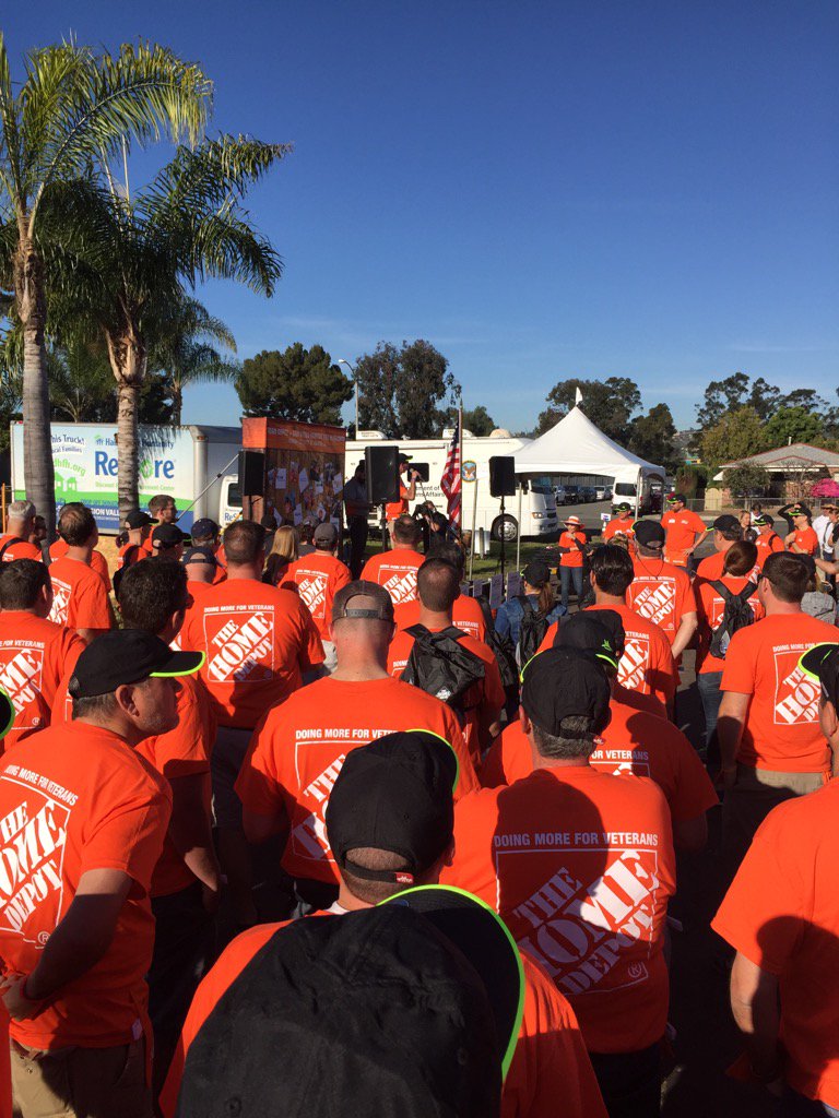 #serviceselfie #thdfoundationevent #sandiego