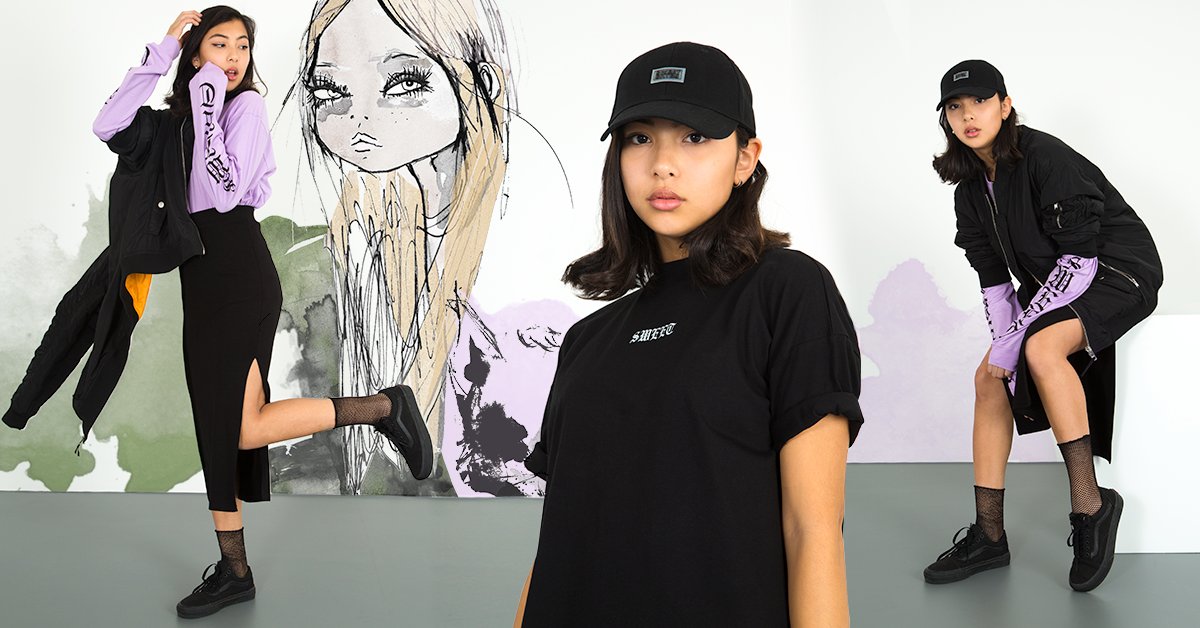 junkyardstore's tweet photo. Check out the spring injection from SWEET SKTBS! It's a collab with the illustrator Anna Norin. https://t.co/8Bxn77nNNs https://t.co/KnpDvMej9x