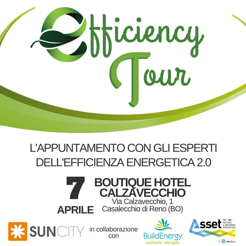 #EfficiencyTour continua! Vi aspettiamo il 7 aprile a #Bologna. La partecipazione è gratuita... Iscriviti ora! netcityitalia.eu/efficiencytour…