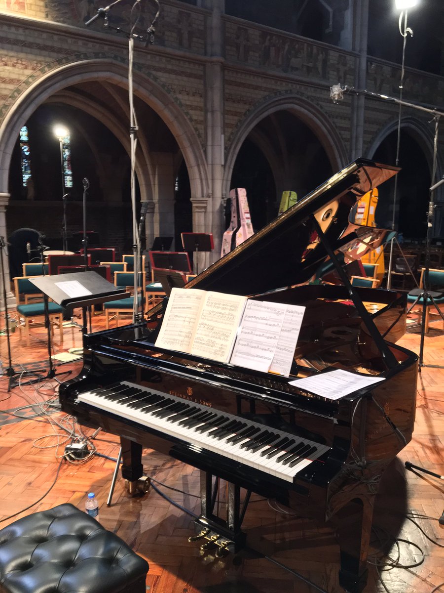 floating_earth's tweet photo. We're at St Augustine's today recording the @philharmonia with soloists Min Jung Kim and Zsolt Tihamer Vosontay  for @SignumRecords https://t.co/2KklZrnS93