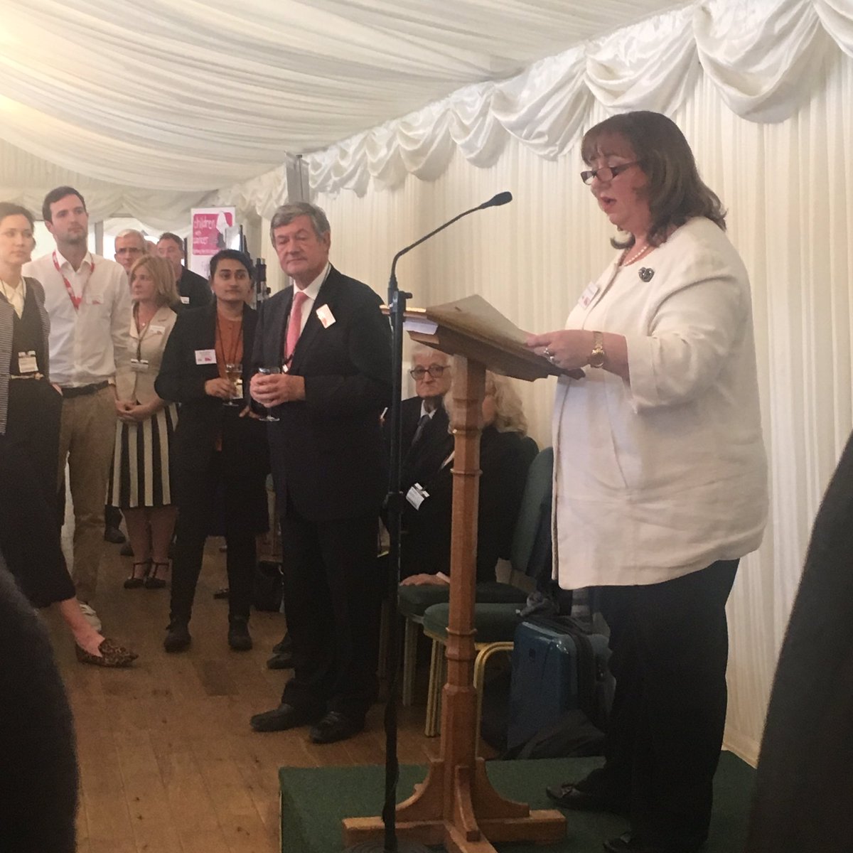chmplln's tweet photo. .@SharonHodgsonMP speaks on the importance of innovative treatment for young patients at the @CwC_UK precision medicine launch #CwCMedicine https://t.co/jb5Mrekd4t