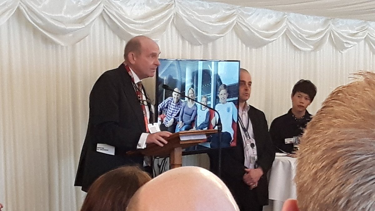CwC_UK's tweet photo. "The theme for today are survivorship and kinder treatments" @CwC_UK CEO Cliff O'Gorman #CwCMedicine https://t.co/DEeiG0HEkx
