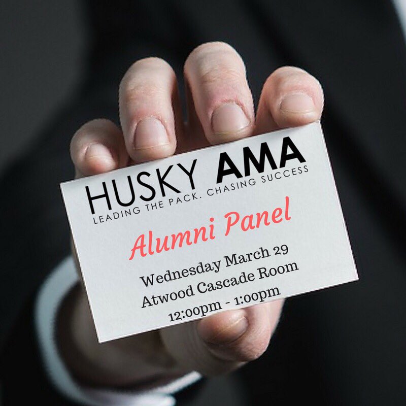 HuskyAMA's tweet image. Join us for an amazing alumni panel today. This is a great opportunity to connect and get to know past SCSU alumni!