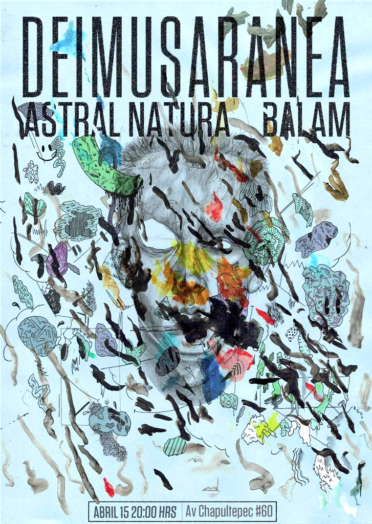 CentralAlgazara's tweet photo. El 15-abr llega la psicodélia al Foro Dirty Sound #CDMX.

#Deimusaranea | #AstralNatura y #Balam. Cita: 20hrs., cr: $30. https://t.co/BhKW48ioj3
