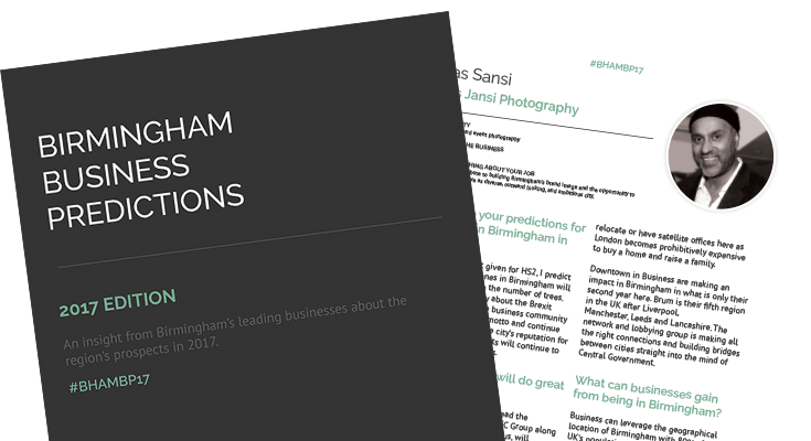 wearesmallbatch's tweet photo. .@wearesmallbatch were lucky enough to get involved with @OV_Group Birmingham Business Predictions Report #BHAMBP17  https://t.co/QgSadCKiH1 https://t.co/C70BP9lZK9