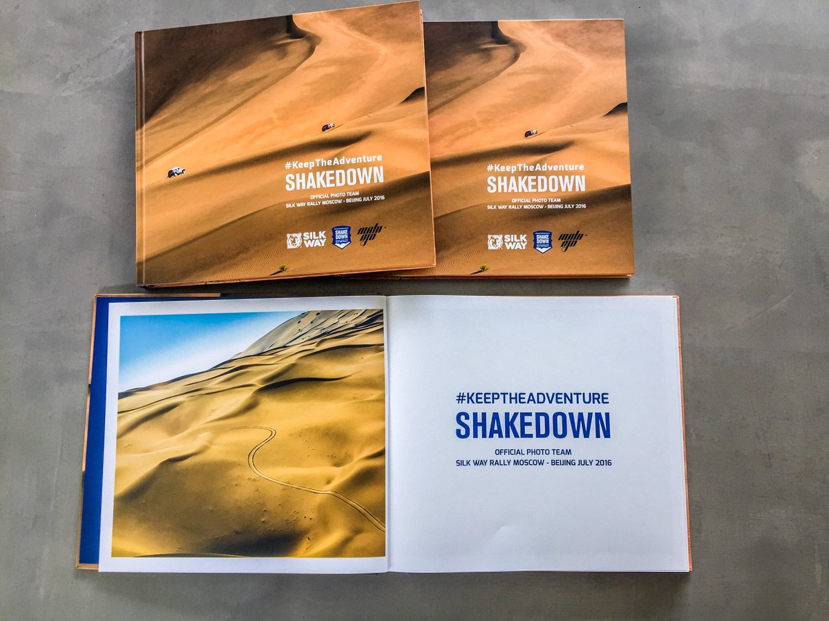 shakedownteam's tweet photo. Our book about #SWR2016 before 100 day's #SWR2017. Do you want one ? Nuestro libro sobre @silkwayrally 2016 a 100 días #SWR2017. Quieres 1? https://t.co/KJsOGqwsRA