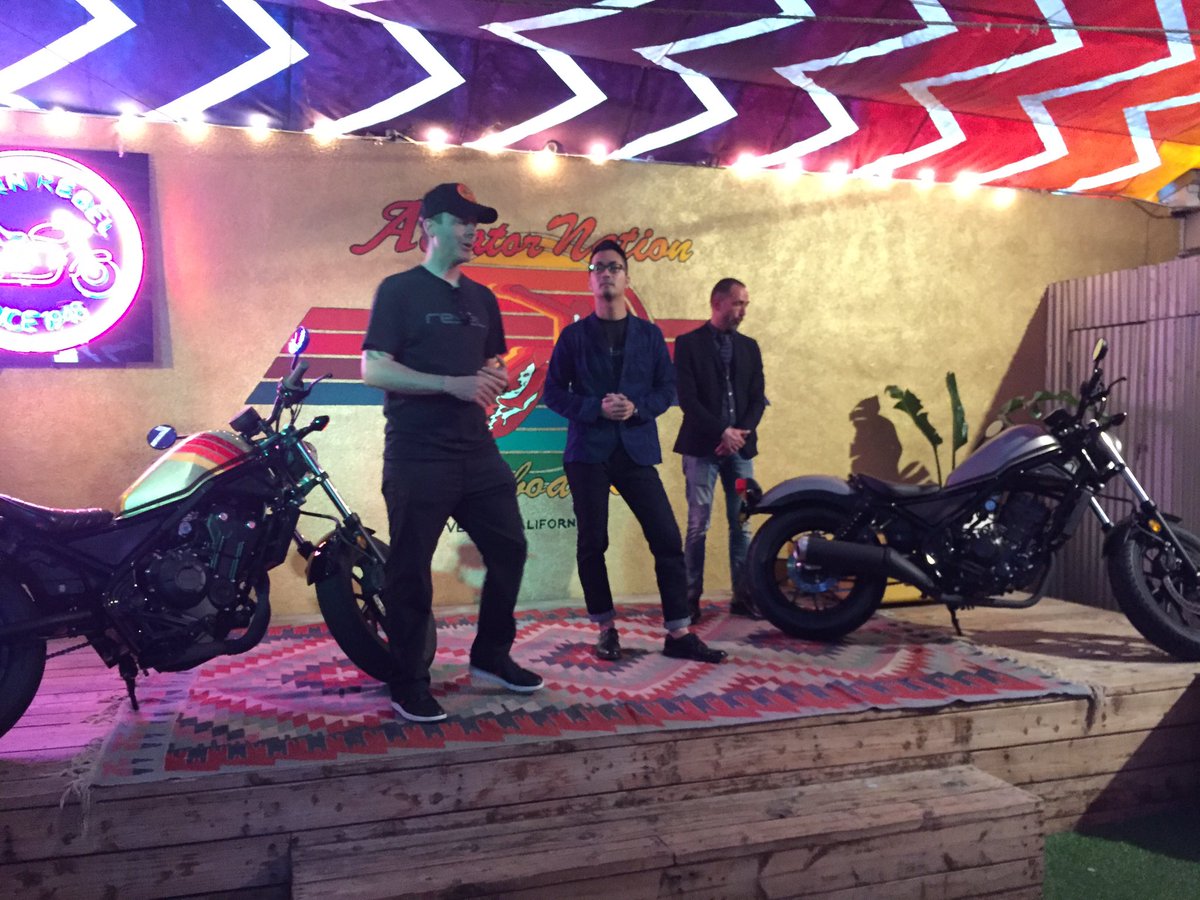 Today is the #bornrebel press ride on both the 300 and 500 versions of <a href="/HondaPowersprts/">Honda Powersports</a> hip new entry level bobber inspired cruiser.