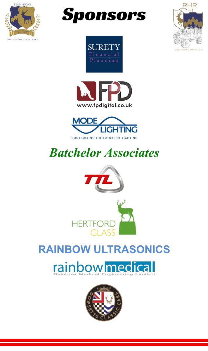 team400x4's tweet photo. Thank you to our sponsors for their help getting us this far! @4x4inSchoolsUK @RichardHale2017 #roadtosilverstone #NoPainNoGAINS #400x4 https://t.co/OgUeyA7y3n