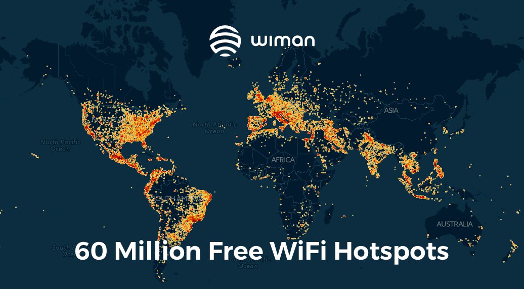 Great news for travelers all around the world! Wiman launches global #freewifi online discovery solution: bit.ly/wiman-web-laun… #wifimap