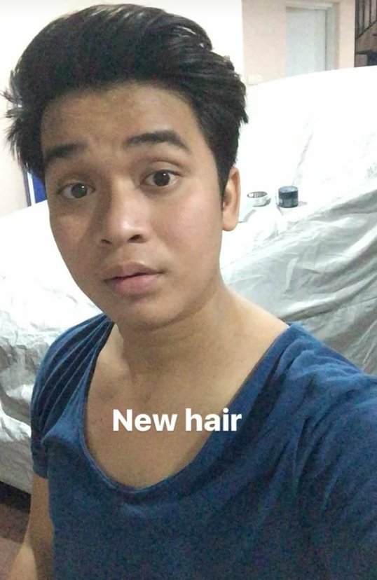 Ciecie rambut balu. Nah gini bang <a href="/bangbily/">Billy Syahputra</a> rapi tingkat kegantengan menjadi 100% hahha