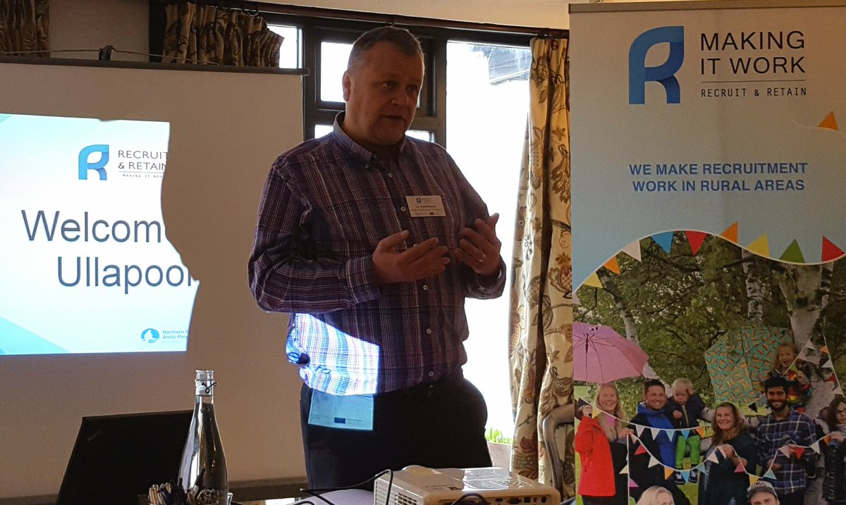 Distriktsmed's tweet photo. We make recruitment work in rural areas! @rrmakingitwork meeting #ullapool organised by David Heany and his scotish team https://t.co/Log7TRdxRV