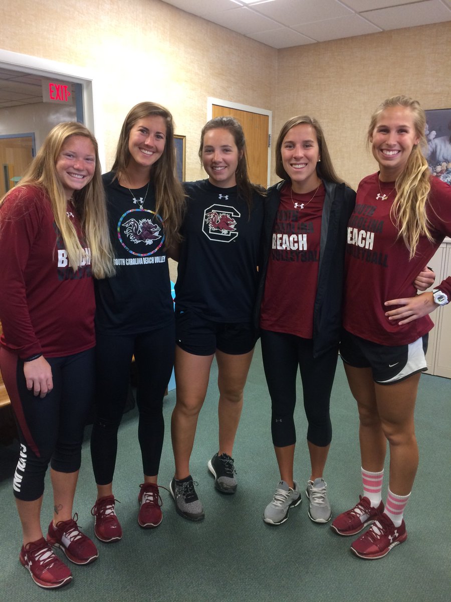 Great visit from USC Beach Volleyball Team members who came to be guest readers at Rosewood today!