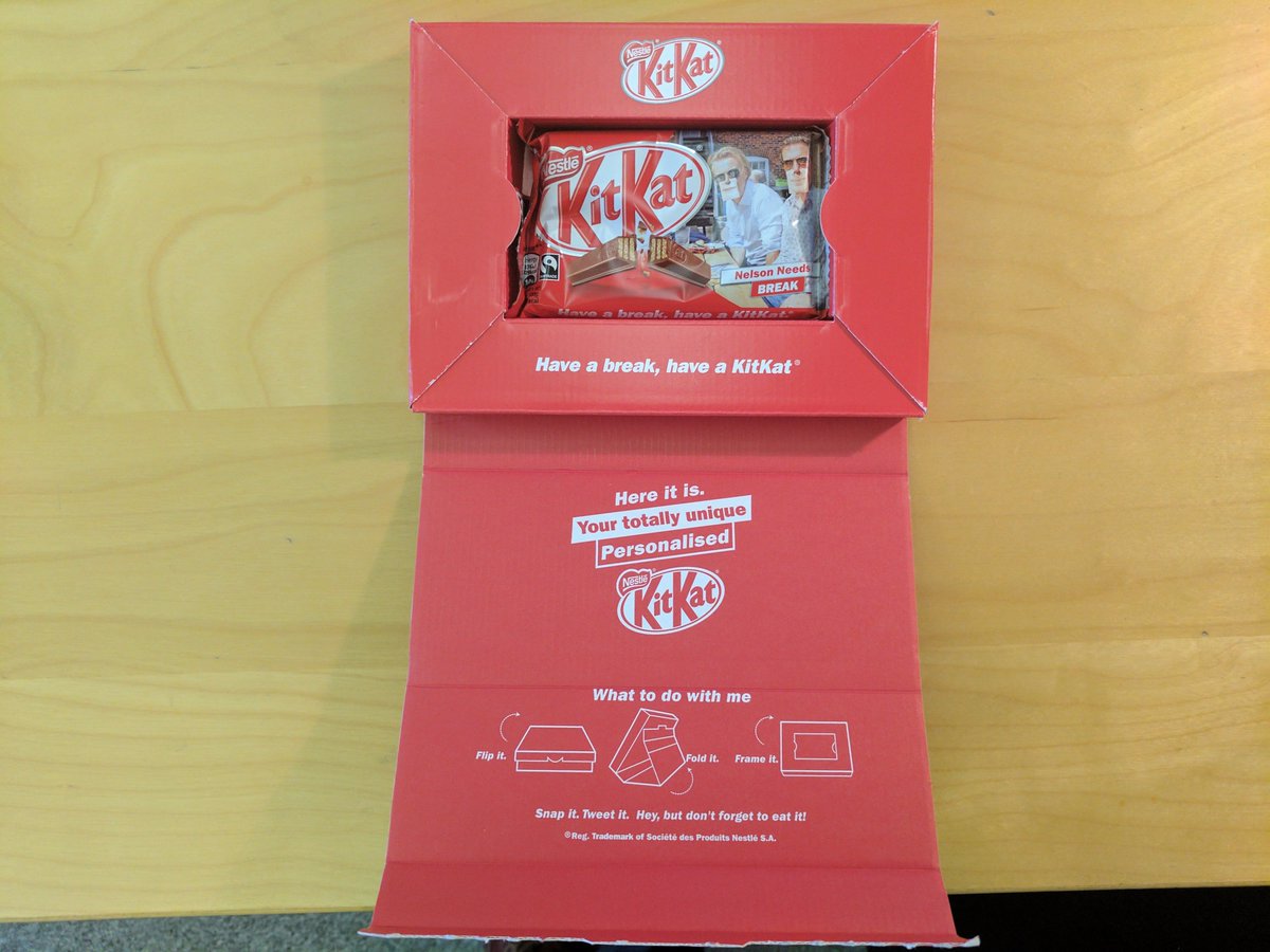 foxb2b's tweet photo. Very interesting B2C campaign by @KITKAT that #B2BMarketing could learn from. So of course, we put @NelseMcStuff &amp; @alfox on the front! https://t.co/paW5JZSBSc