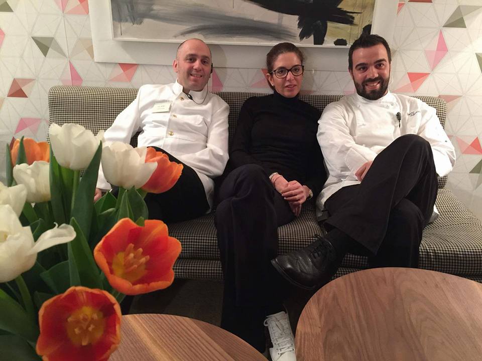 #Trequarti a <a href="/Baselworld/">Baselworld</a>! Lo staff in compagnia di Giulia Cazzola, responsabile marketing di @FopeGioielli e con i ragazzi di <a href="/Marco_Bicego/">Marco Bicego</a>