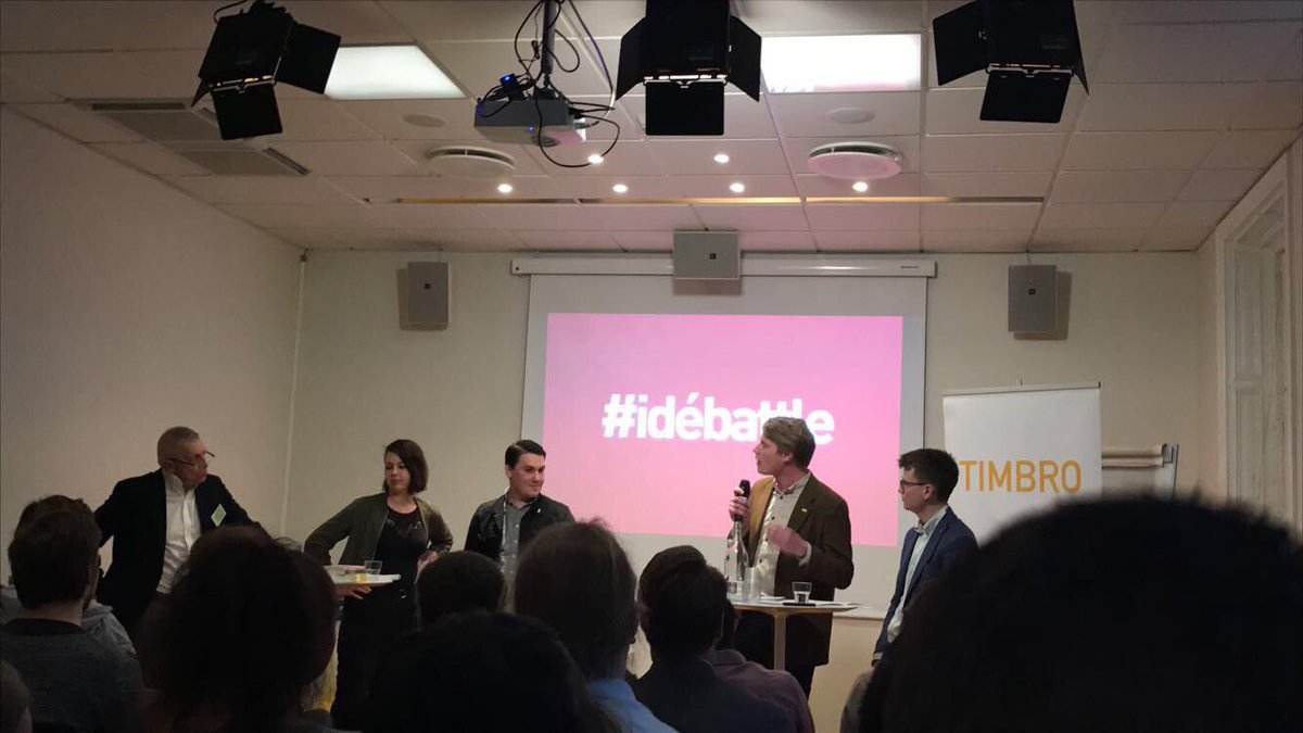 hallbergphilip's tweet photo. Nu duell på @timbro s #idebattle mellan @cuf och @LUFswe ! #svpol https://t.co/zSp0cY87ZX