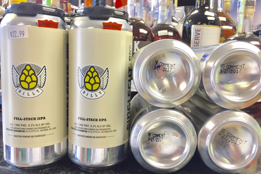 Available in 4-pks only, per brewery request. Easily the freshest beer I've ever sold!