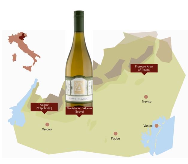 AcinumWine's tweet photo. #WineWednesday our Soave Classico DOP is made in Monforte d' Alpone &amp; #aged 7 months before bottling. It is then bottle aged for 2 months. https://t.co/8MqYMBSYLe