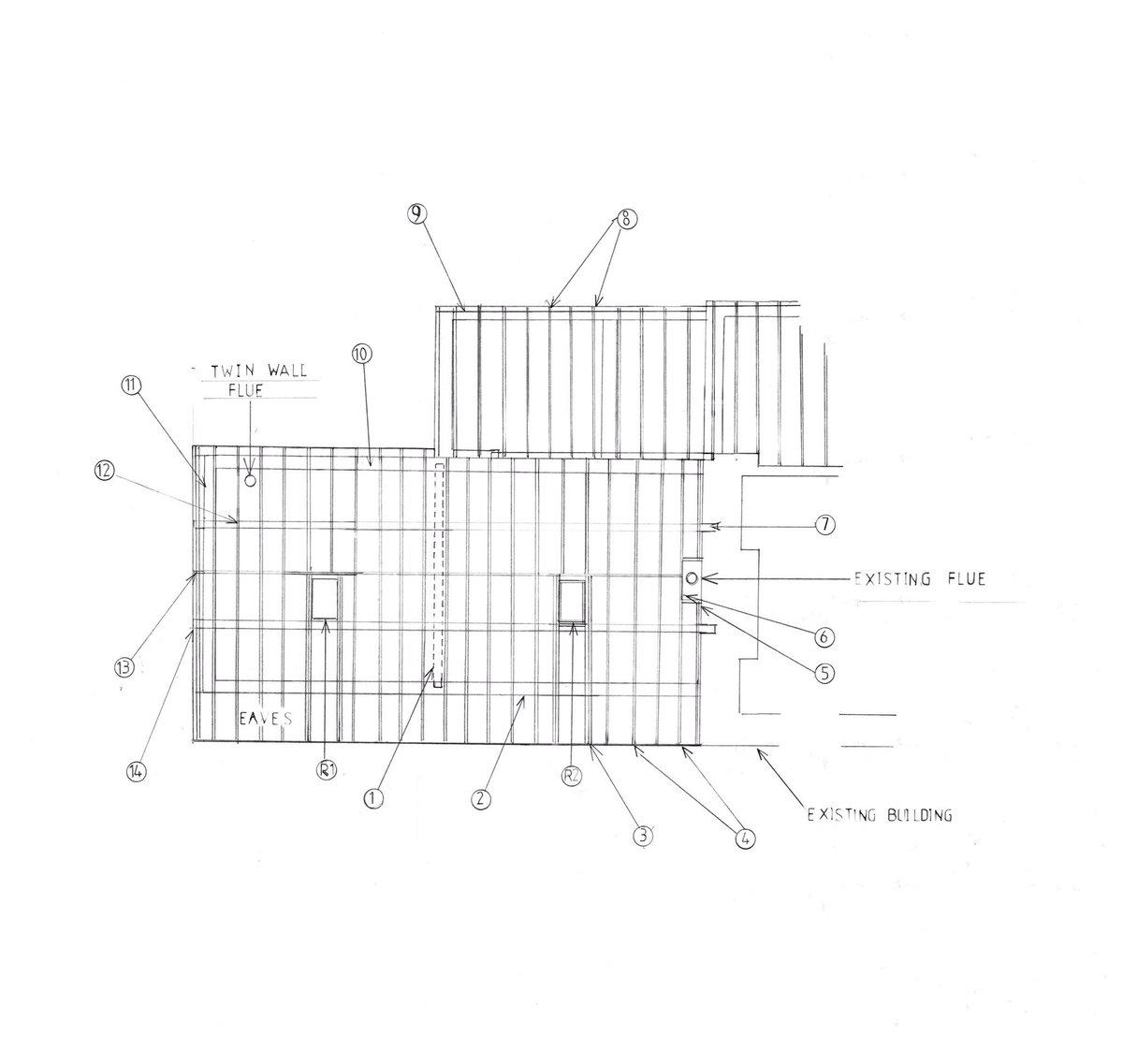 MerlinTomkins's tweet photo. Two weeks work to complete drawings for regs. Building it will be more of a joy. #oaktimberframe @castleringoak https://t.co/kQg3YCo0T2