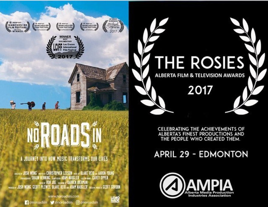 NoRoadsIn's tweet photo. It's official - #NoRoadsIn nominated for 7 AMPIA Awards! #Rosies2017 https://t.co/N30hnTLSK7 https://t.co/jqJI4TagDD