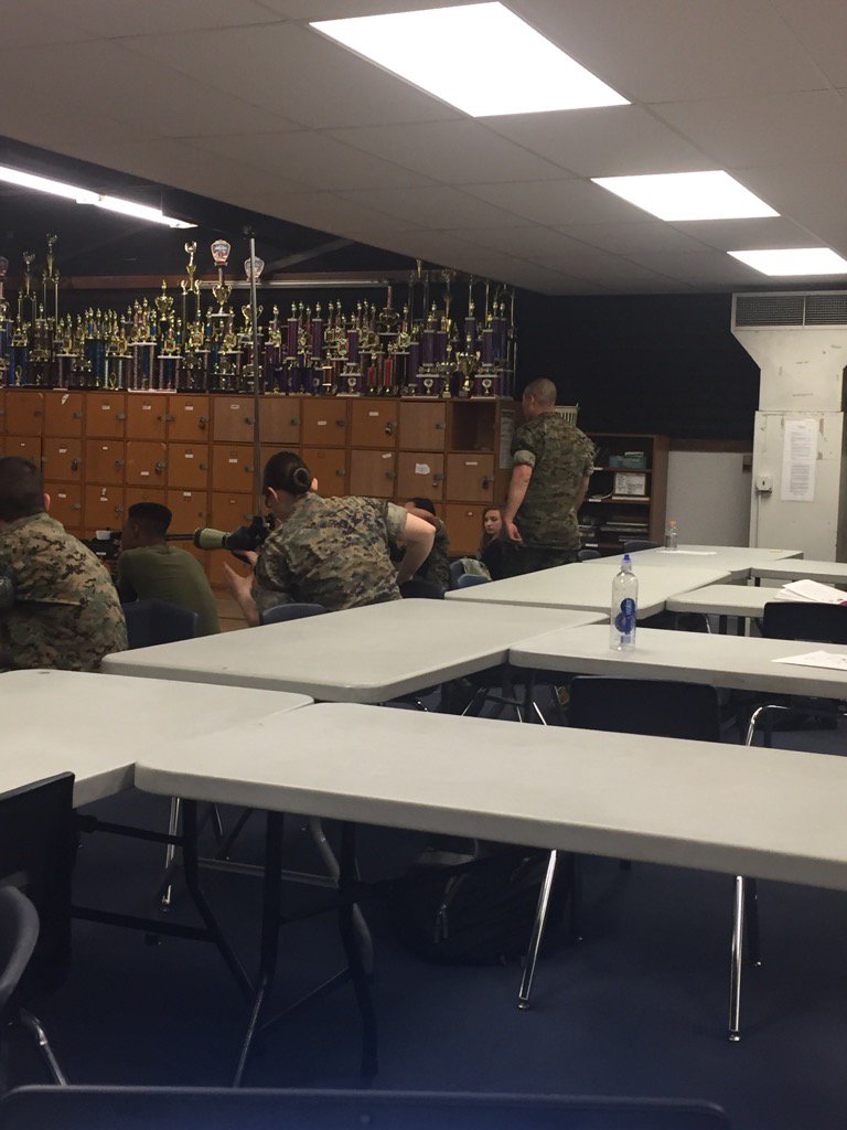 SenecaGLC's tweet photo. Cadet Led Instruction!  #downrangecontent Seneca MJROTC @SenecaPrincipal https://t.co/Fewb2oKnTU