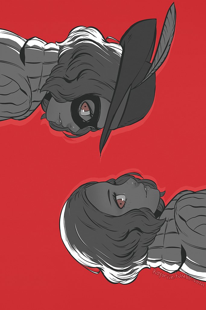 koyoriin's tweet photo. #Persona5 is almost here...! i did a set of fan art last summer, so here it is~! #ペルソナ5 https://t.co/YEcBxvNOAT