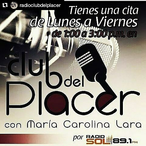sol89fm's tweet photo. #EnVivo tus tardes son placenteras con  El Club del Placer @Laramariaca  con mucha música variada para ti  https://t.co/uhbErtZPlD https://t.co/9lf6yzLk8O