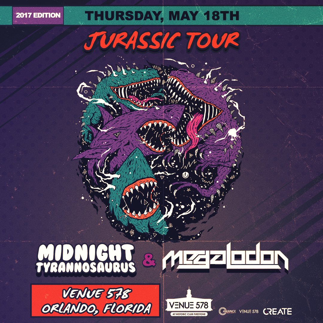 Alliance_Events's tweet photo. ANNOUNCEMENT: We're bringing Midnight Tyrannosaurus &amp; Megalodon's Jurassic Tour to @CREATE_Orlando!

RSVP: https://t.co/BUpQw1muyT https://t.co/2T1WoX5zxM