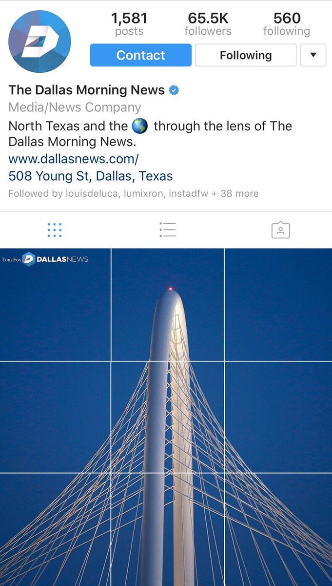 Make sure you're following <a href="/dallasnews/">Dallas Morning News</a> on <a href="/instagram/">Instagram</a>. We're doing some really cool stuff: instagram.com/dallasnews/