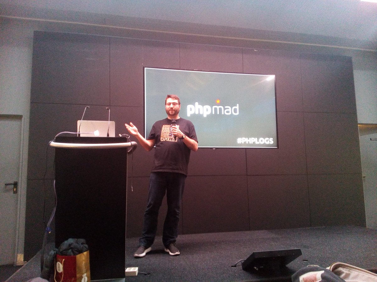 OrtegaCManuel's tweet image. Arranca el encuentro de #phpMad sobre #phplogs @phpmad