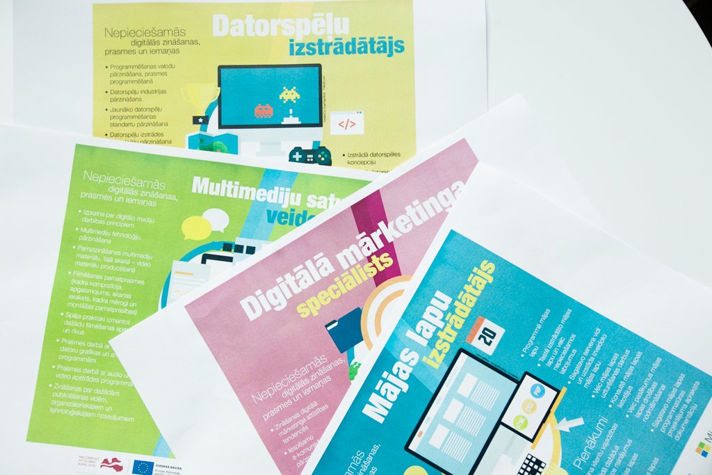 marajakobsone's tweet photo. #eprasmes17 #gow17 Seminar for youth and girls in IT organized by Microsoft Latvia and LIKTA :Roadmaps for 4 digital professions launched ! https://t.co/l3N1rz01Pg