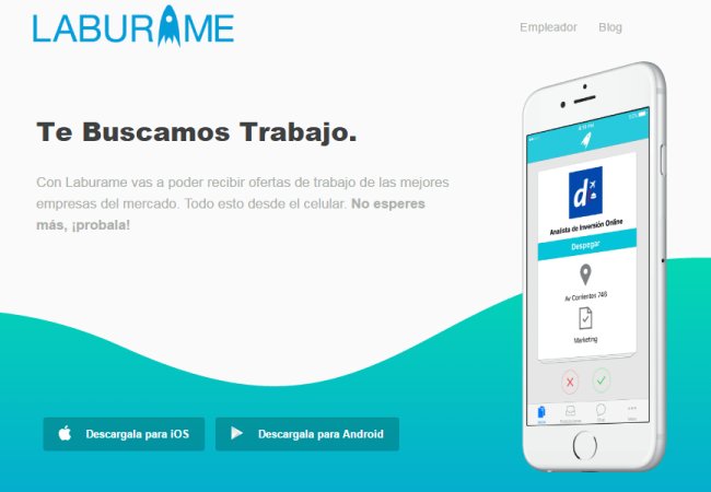 StartupsArg's tweet photo. Labura.me – Una #app para buscar trabajo creada por #emprendedores https://t.co/rJWUcE8jZu #StartupsArg vía @StartupsArg https://t.co/6vD0T4DyA6