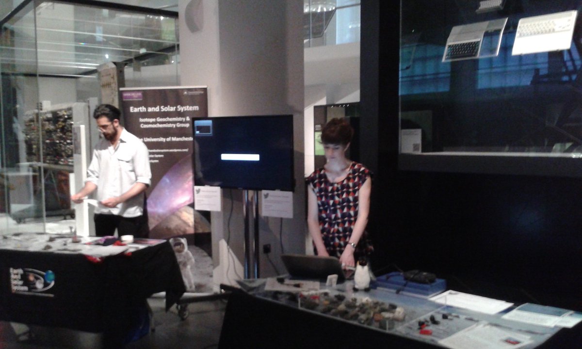 EarthSolarSystm's tweet photo. Almost ready to go @royalsociety #smlates. Come and tweet-orite your meteorite! Can you get on our #meteoritehunter leader board? https://t.co/5TDNHgtw46