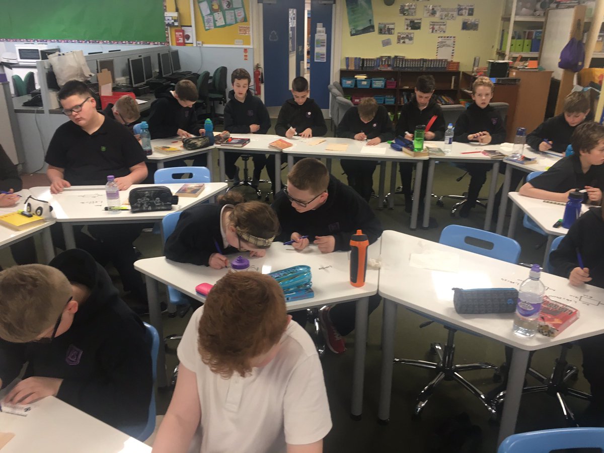 lasswadeps's tweet photo. Primary 7Y arranging their new furniture and making the most of their new whiteboard desks during maths today! @mispace16 https://t.co/AKyHWDY2FE