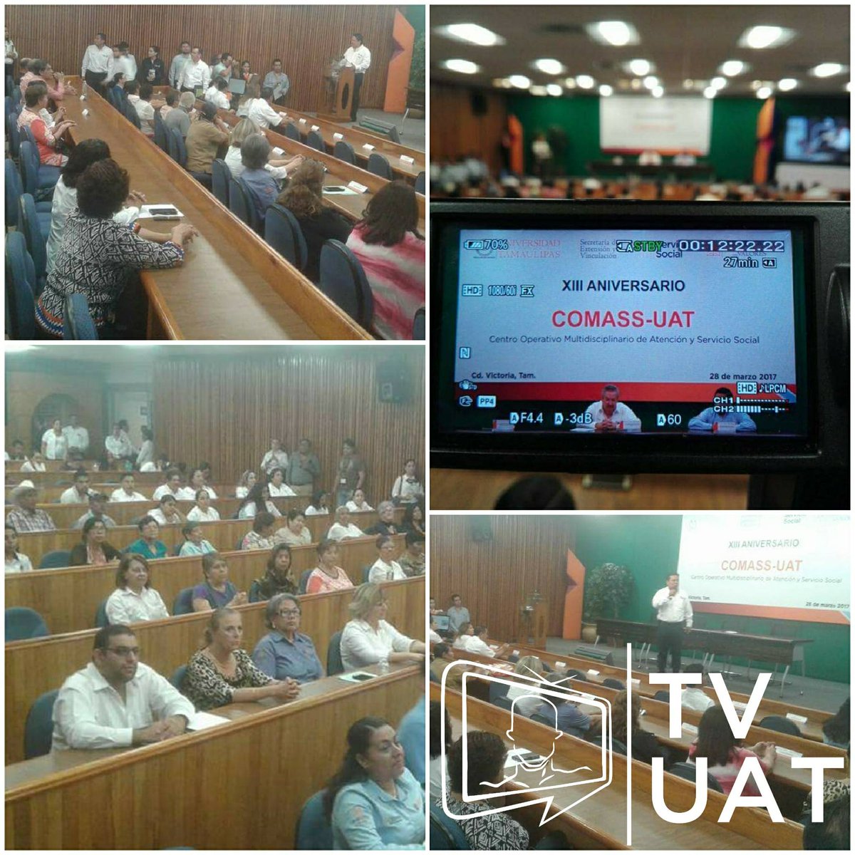 TVUAT's tweet photo. #Momentos XIII Aniv #COMASS #UAT un año más de brindar atención a niños, jóvenes y adultos de todas las edades #CdVictoria #Tamaulipas https://t.co/IHmp9bWCT4