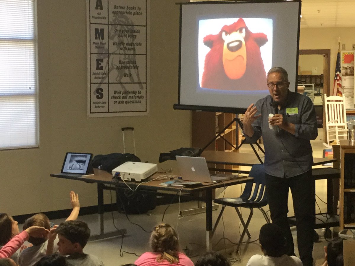ArnoldMillMedia's tweet photo. "Authorator" David Biedrzycki visited 3rd &amp; 4th grade today. He was AWESOME! @CherokeeSchools @ArnoldMillES1 https://t.co/phjWbj0FRq