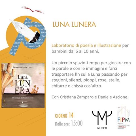 FLMilano's tweet photo. #FIPM2017 Avvicinamento al Festival di #Poesia di #Milano 13-14 maggio @MudecMi #LetMiFest https://t.co/Nnm6TbVKFM