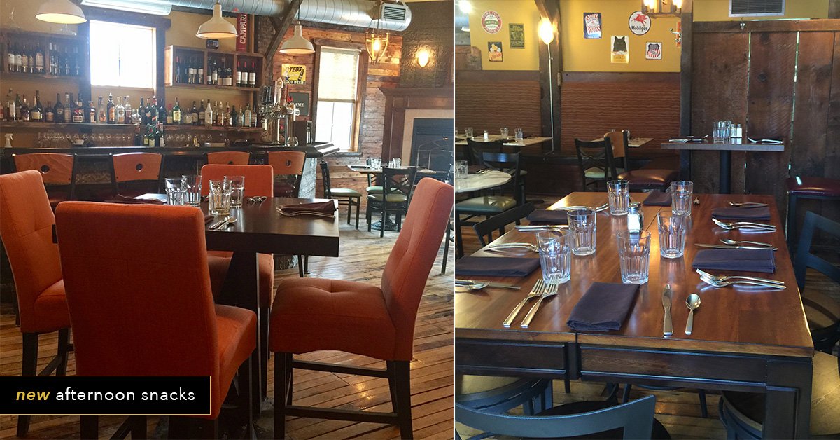 Extended hours for a NEW #afternoonsnacks menu! If you work up a mid day appetite, visit us from 2:30-4:30pm! bit.ly/2njSWyI