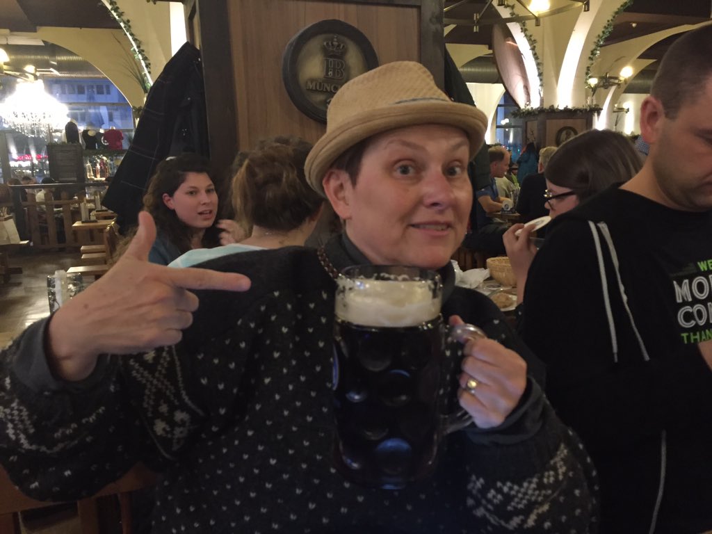 ghaff's tweet image. At Hofbrau House with @pythondj and crew #openshiftcommons #cloudopencon