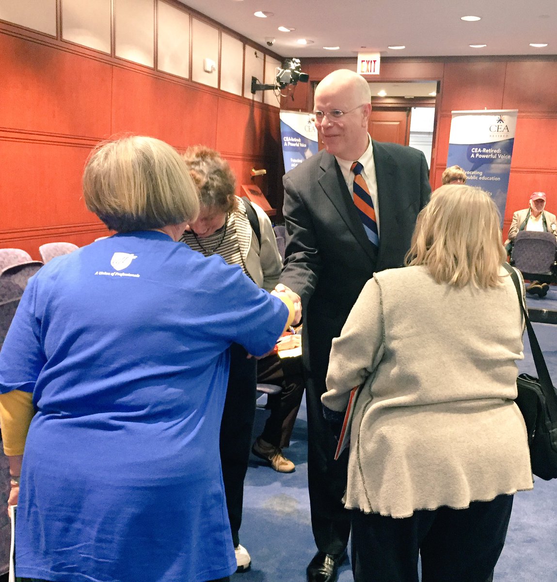 ComptrolLembo's tweet photo. Teachers helped turn our boys into great young men. It was great to see retired teachers today and tell them thank you in person. https://t.co/Tfv3fh1oUe