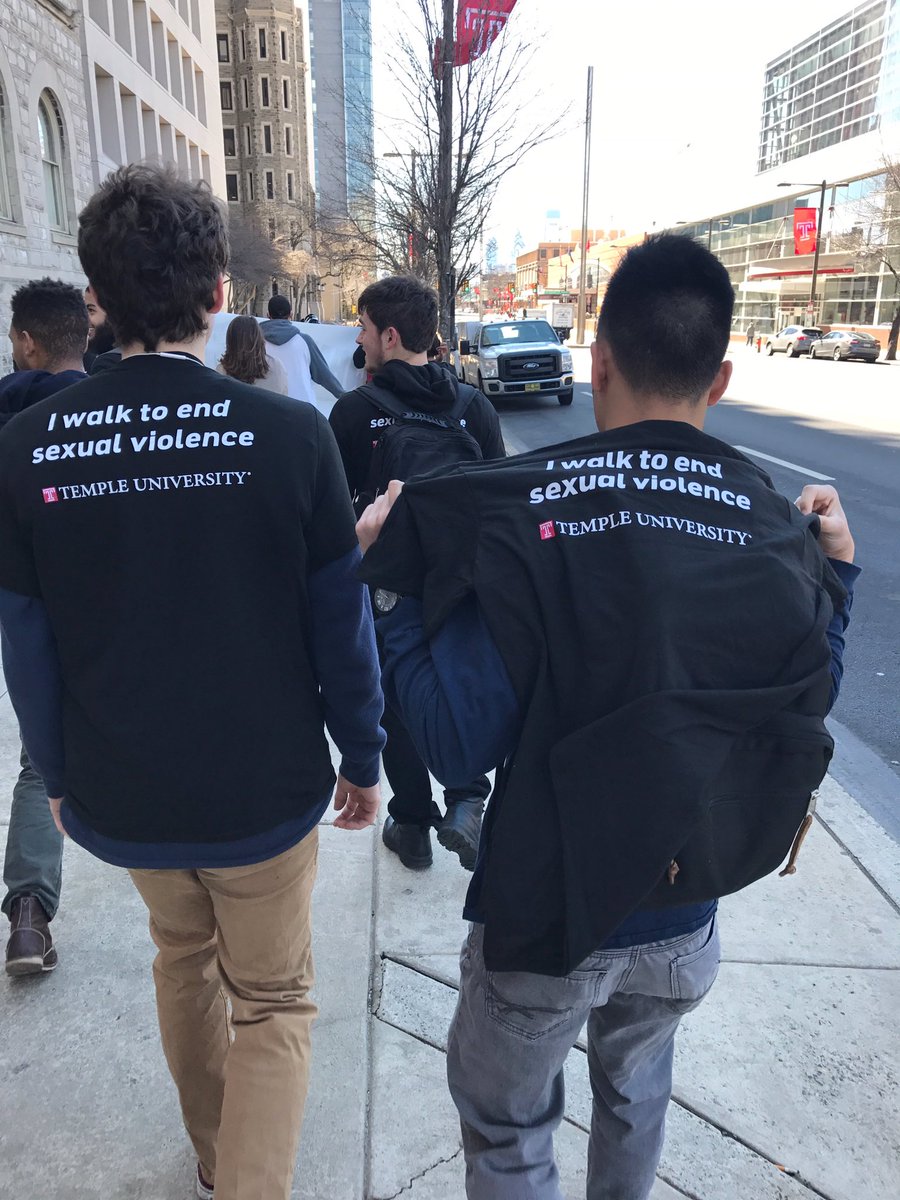 We walk to end sexual violence. 👣🦉 #WalkTU #ΦΚΘ