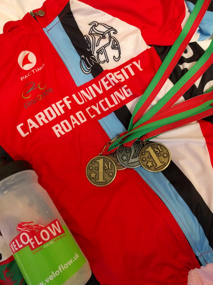 OllieBlagden's tweet photo. Not a bad day's racing at #WelshVarsity for @CURCT @CardiffUniSport ... powered by @veloflowuk 💪🏅 https://t.co/nQsQfI1Uq0