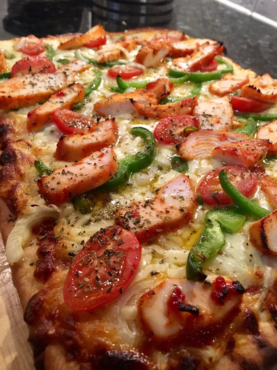 <a href="/MumsMasala/">Mum's Masala™</a> spicy 🌶 pizza made using our base ! #pizza #Foodie #RecipeOfTheDay #dishoftheday #mumsmasala  #youdeserveit