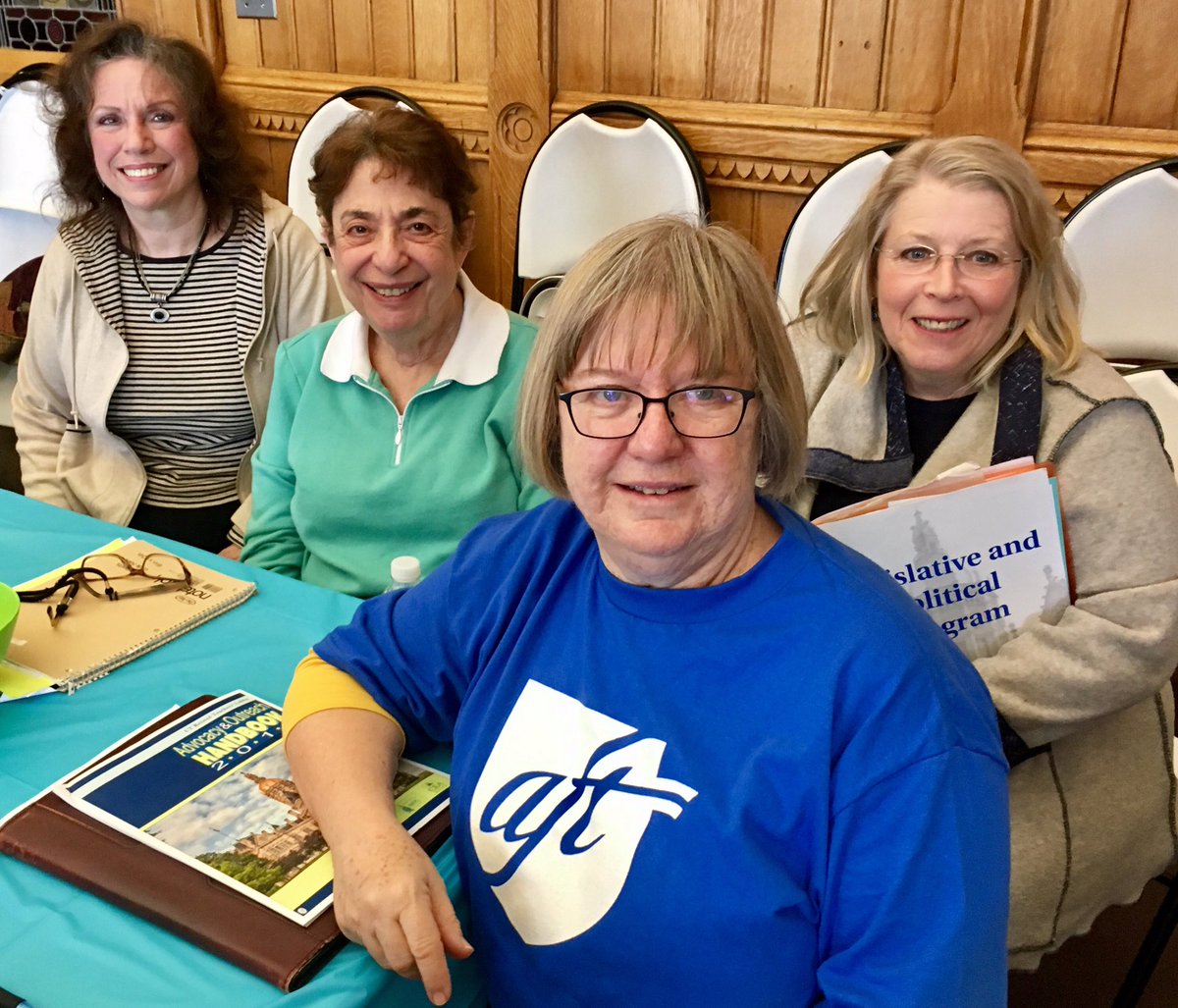 AFTCT's tweet photo. Retired #union members in #AFTCT, @ARTConnecticut, @CEANews brought case for #PublicEd professionals' #RetirementSecurity to state electeds. https://t.co/VX0f3zcnr5