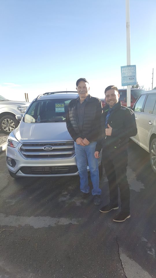 StrathmoreFord's tweet photo. We had so much fun helping you pick out your 2017 Ford Escape. Thanks Ken, we hope you enjoy your new wheels! #StrathmoreFord #Strathmore https://t.co/EIC7dgNbyG